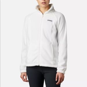 Women’s White Medium M Benton Springs™ Full Zip Fleece Jacket (unworn w/o tag)